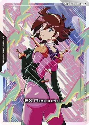 EX Resource (EXR-007) (C+) (SP) (EXR-007) - Freedom Ascension Holofoil - Card Brawlers