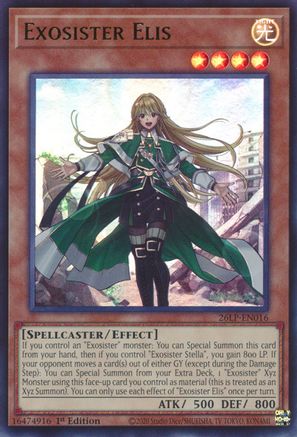 Exosister Elis (26LP-EN016) - Limited Pack World Championship 2026 1st Edition - Card Brawlers