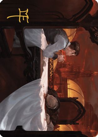 Expedited Inheritance Art Card (Gold-Stamped Signature) (ASMKM-012) - Art Series: Murders at Karlov Manor - Card Brawlers
