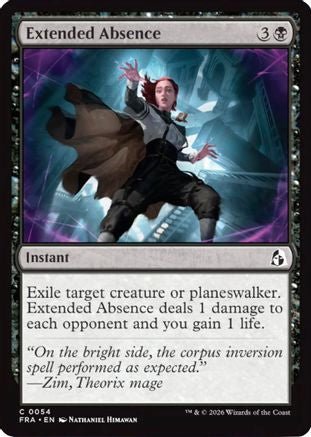Extended Absence (FRA-054) - Reality Fracture Foil - Card Brawlers