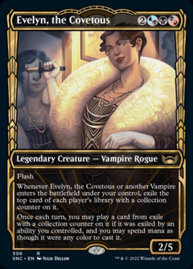 Evelyn, the Covetous (Showcase Golden Age) [Streets of New Capenna] - Magic: The Gathering - Card Brawlers | Quebec | Canada |