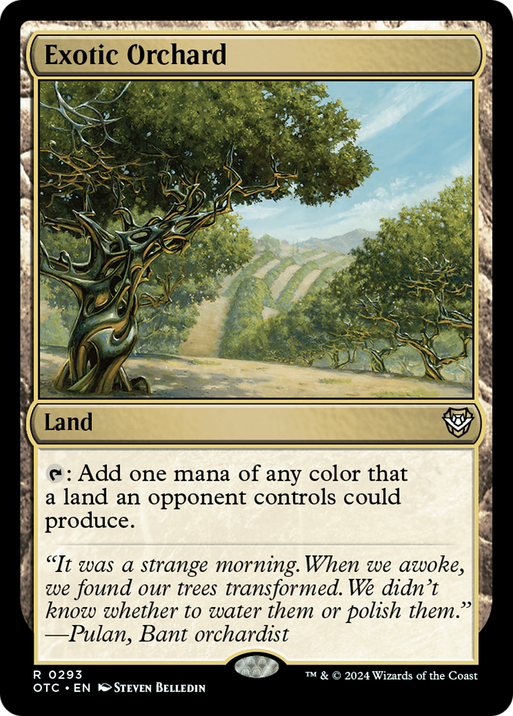 Exotic Orchard [Outlaws of Thunder Junction Commander] - Magic: The Gathering - Card Brawlers | Quebec | Canada |