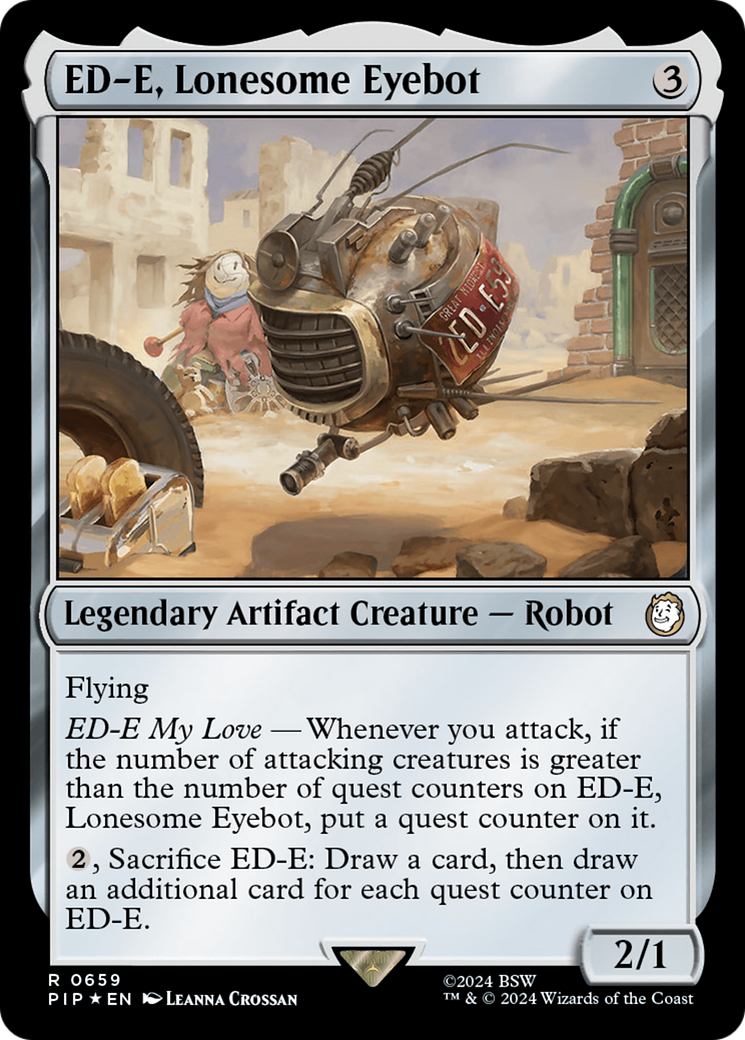 ED-E, Lonesome Eyebot (Surge Foil) [Fallout] - Magic: The Gathering - Card Brawlers | Quebec | Canada |