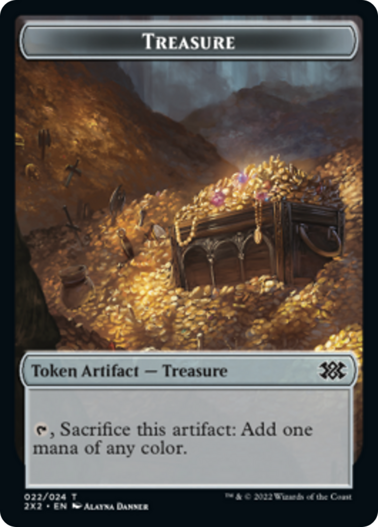 Boar // Treasure Double-Sided Token [Double Masters 2022 Tokens] - Magic: The Gathering - Card Brawlers | Quebec | Canada |