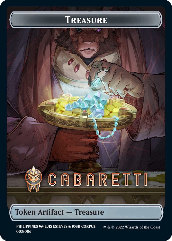 Treasure Token (Cabaretti) (Southeast Asia Artists) [Streets of New Capenna Tokens] - Magic: The Gathering - Card Brawlers | Quebec | Canada |