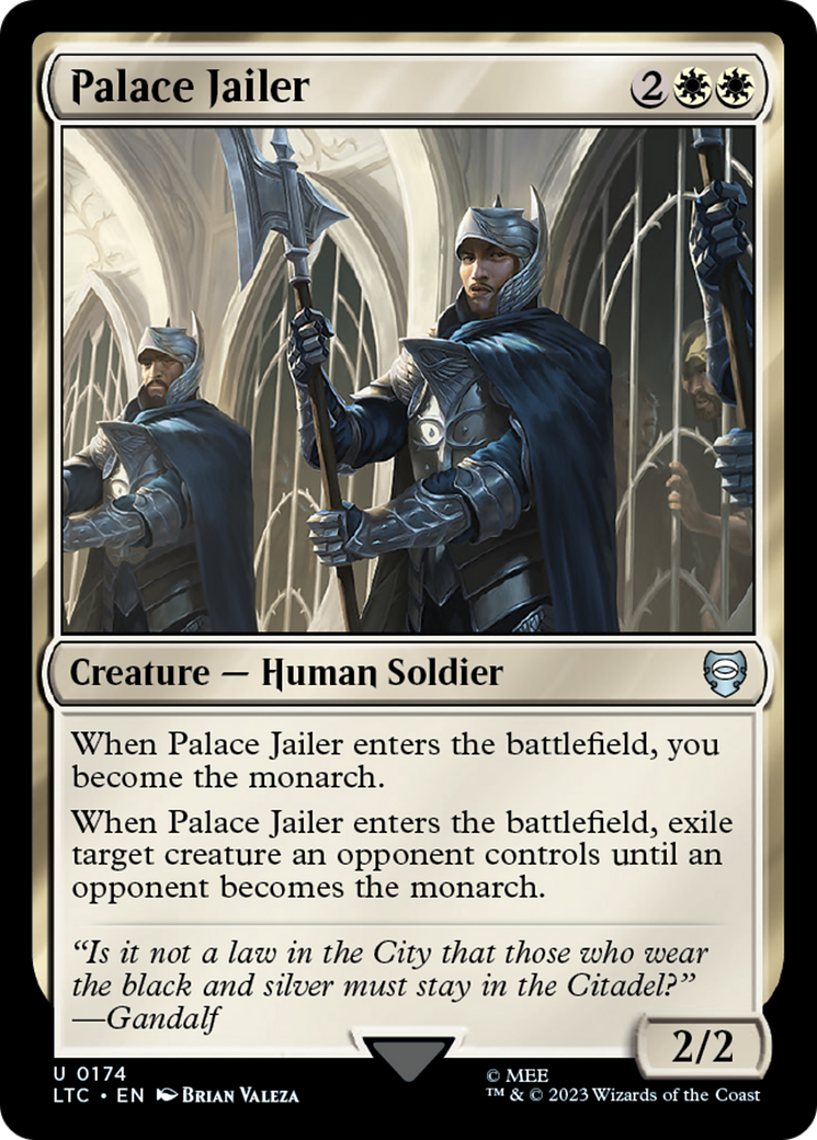 Palace Jailer [The Lord of the Rings: Tales of Middle-Earth Commander] - Magic: The Gathering - Card Brawlers | Quebec | Canada |