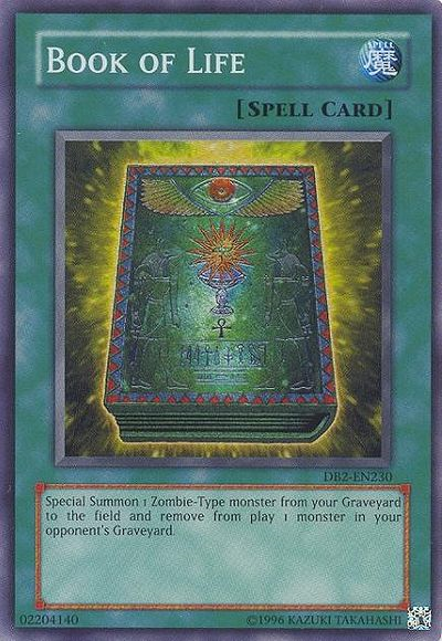 Book of Life [DB2-EN230] Super Rare - Yu-Gi-Oh! - Card Brawlers | Quebec | Canada |