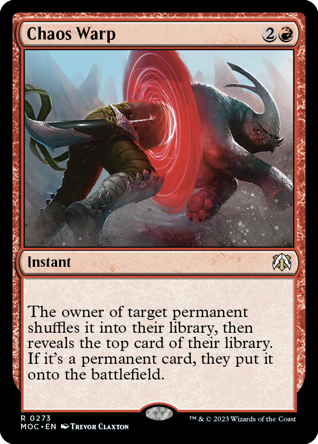 Chaos Warp [March of the Machine Commander] - Magic: The Gathering - Card Brawlers | Quebec | Canada |