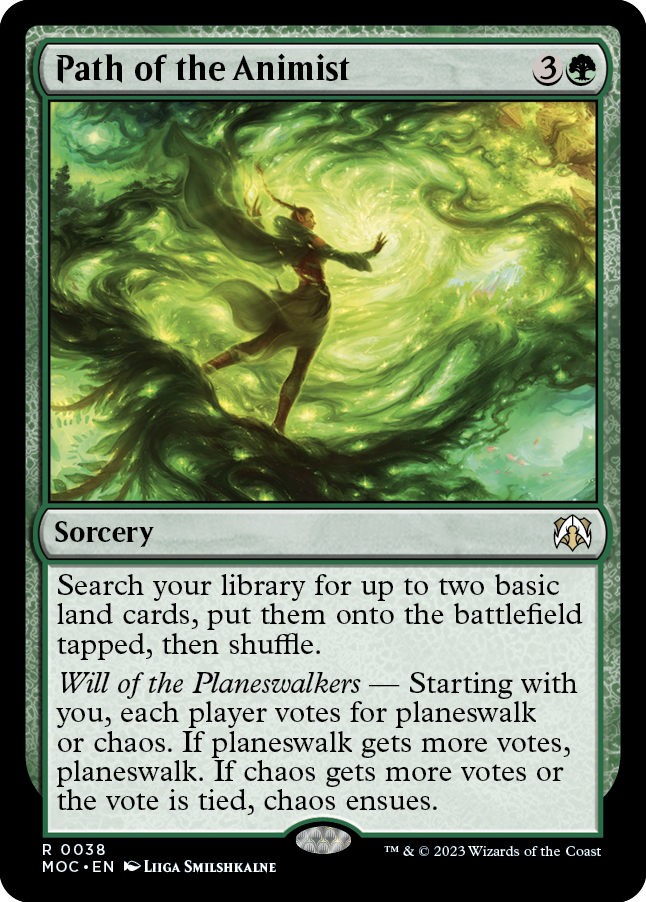 Path of the Animist [March of the Machine Commander] - Magic: The Gathering - Card Brawlers | Quebec | Canada |