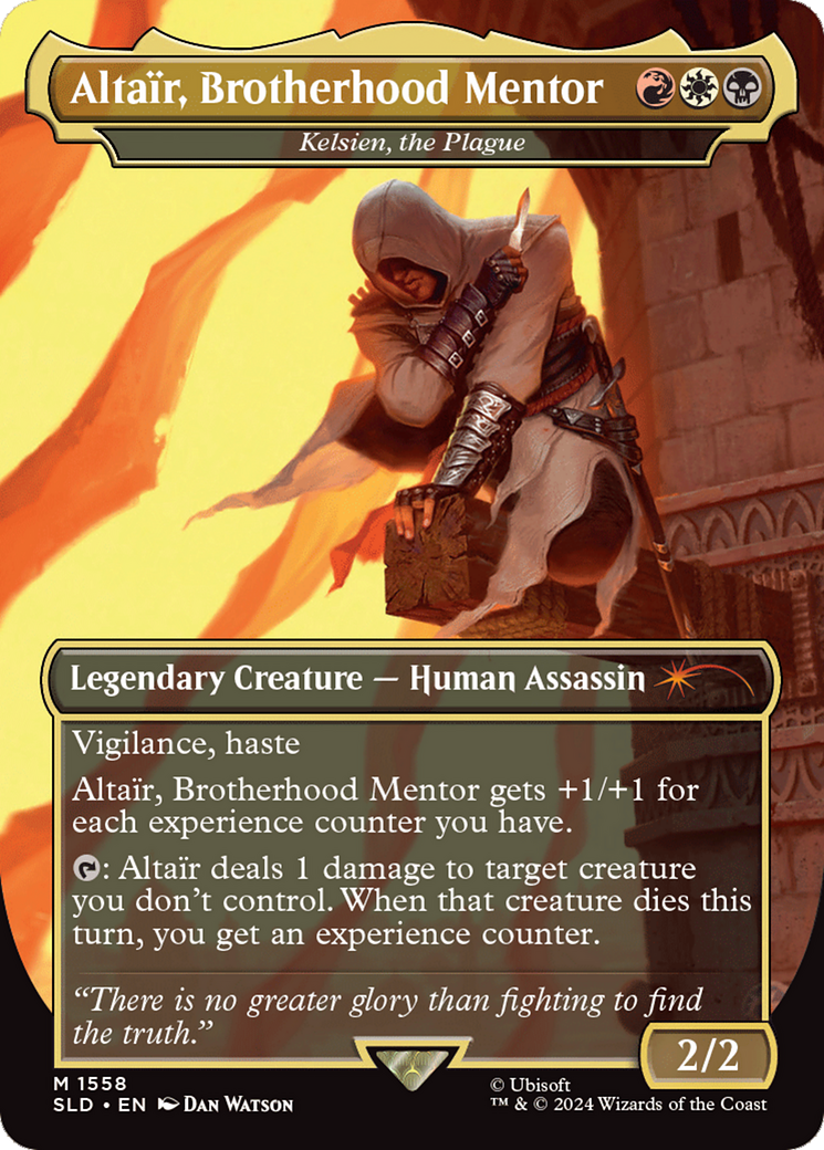 Altair, Brotherhood Mentor - Kelsien, the Plague (Rainbow Foil) [Secret Lair Drop Series] - Magic: The Gathering - Card Brawlers | Quebec | Canada |