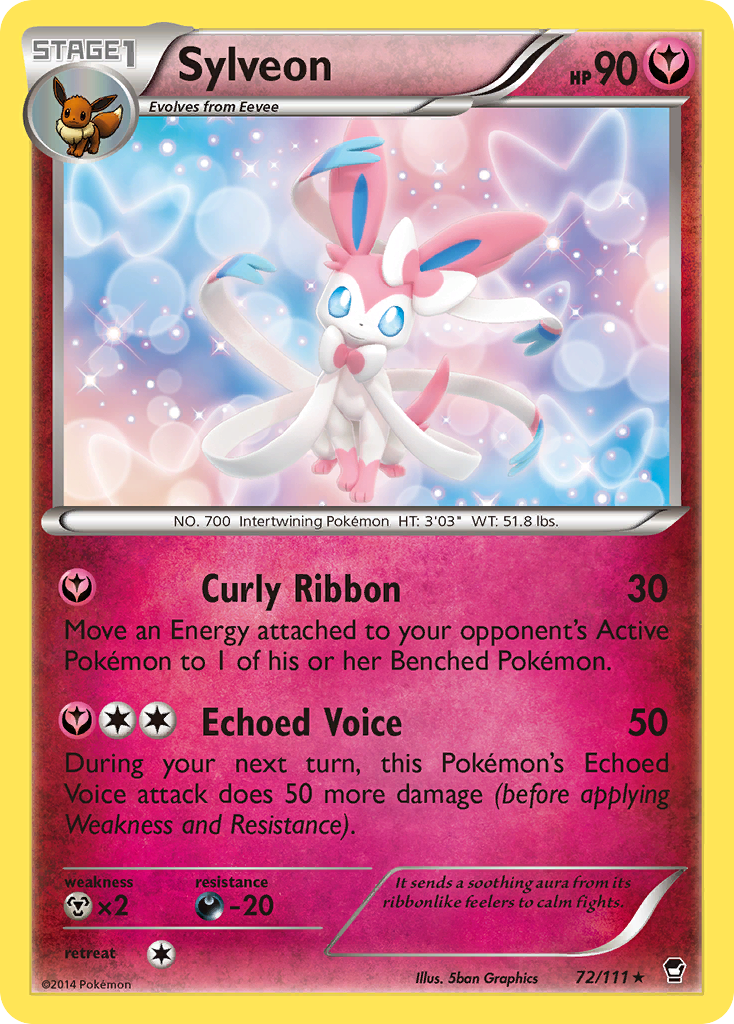 Sylveon (72/111) [XY: Furious Fists] - Pokémon - Card Brawlers | Quebec | Canada |
