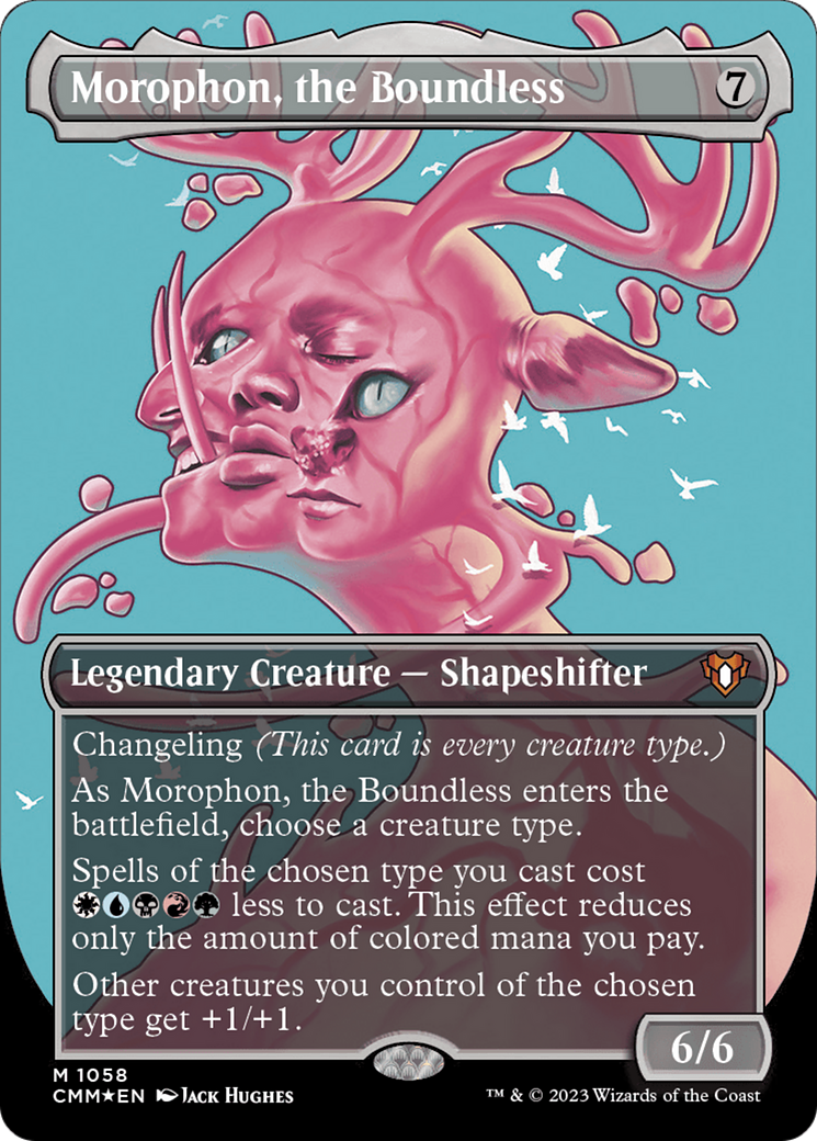 Morophon, the Boundless (Borderless Textured Foil Frame Break) [Commander Masters] - Magic: The Gathering - Card Brawlers | Quebec | Canada |