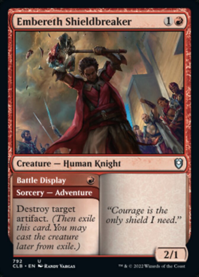 Embereth Shieldbreaker // Battle Display [Commander Legends: Battle for Baldur's Gate] - Magic: The Gathering - Card Brawlers | Quebec | Canada |