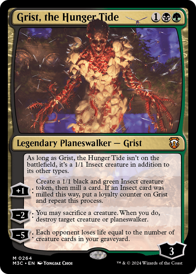 Grist, the Hunger Tide (Ripple Foil) [Modern Horizons 3 Commander] - Magic: The Gathering - Card Brawlers | Quebec | Canada |