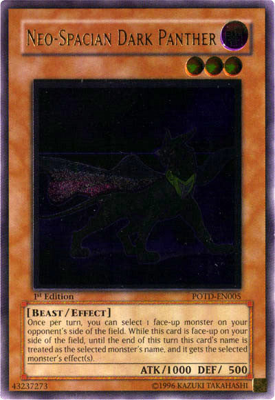 Neo-Spacian Dark Panther [POTD-EN005] Ultimate Rare - Yu-Gi-Oh! - Card Brawlers | Quebec | Canada |