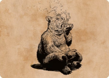 Wilson, Refined Grizzly Art Card [Commander Legends: Battle for Baldur's Gate Art Series] - Magic: The Gathering - Card Brawlers | Quebec | Canada |