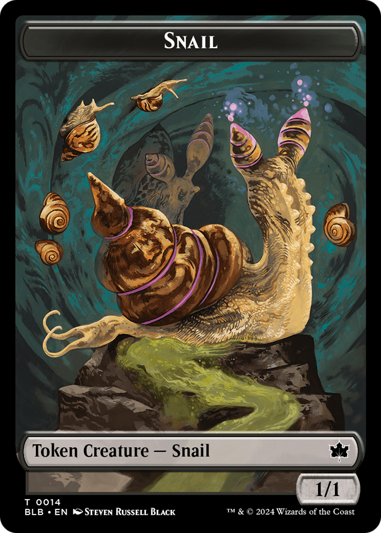 Snail // Thundertrap Trainer Double-Sided Token [Bloomburrow Tokens] - Magic: The Gathering - Card Brawlers | Quebec | Canada |