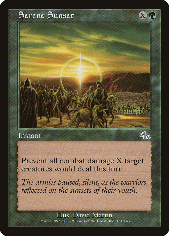 Serene Sunset [Judgment] - Magic: The Gathering - Card Brawlers | Quebec | Canada |