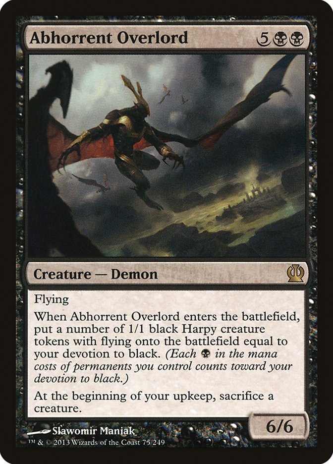 Abhorrent Overlord [Theros] - Magic: The Gathering - Card Brawlers | Quebec | Canada |