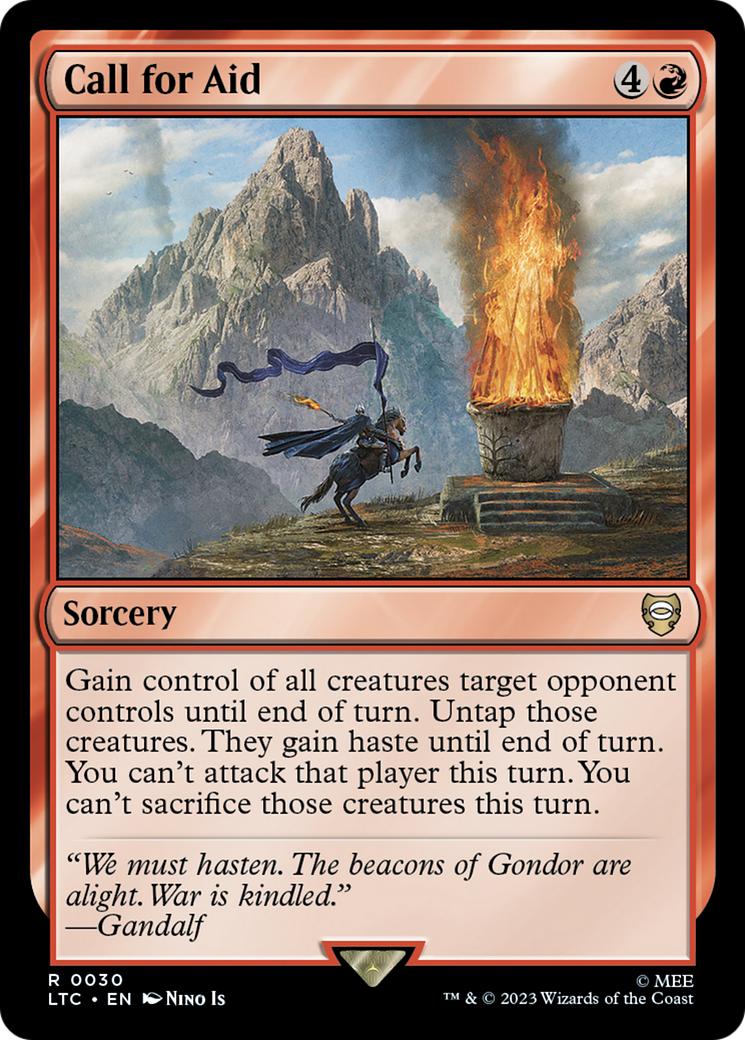 Call for Aid [The Lord of the Rings: Tales of Middle-Earth Commander] - Magic: The Gathering - Card Brawlers | Quebec | Canada |