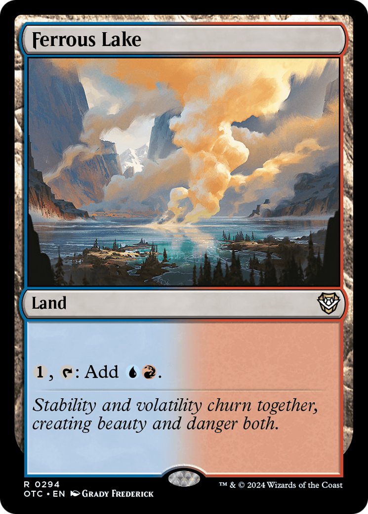 Ferrous Lake [Outlaws of Thunder Junction Commander] - Magic: The Gathering - Card Brawlers | Quebec | Canada |