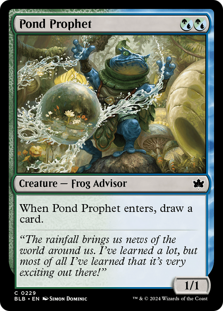Pond Prophet [Bloomburrow] - Magic: The Gathering - Card Brawlers | Quebec | Canada |
