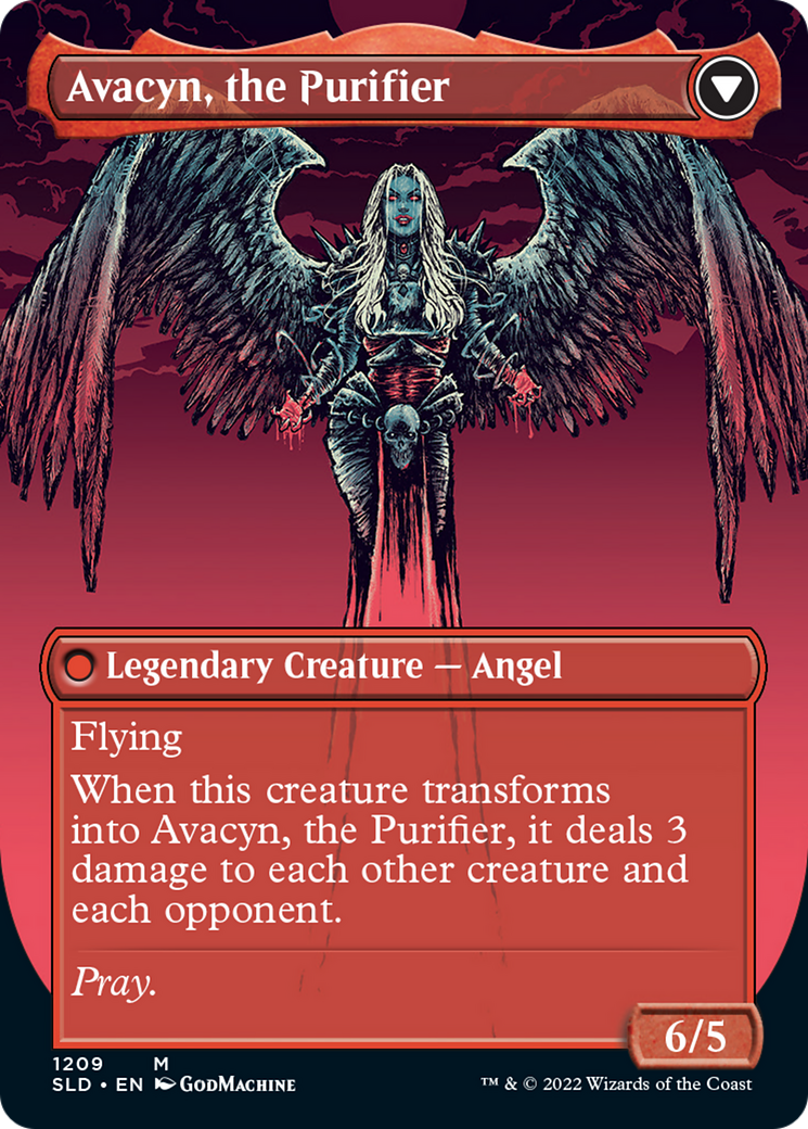 Archangel Avacyn // Avacyn, the Purifier (Display Commander) (Borderless) [Secret Lair: From Cute to Brute] - Magic: The Gathering - Card Brawlers | Quebec | Canada |