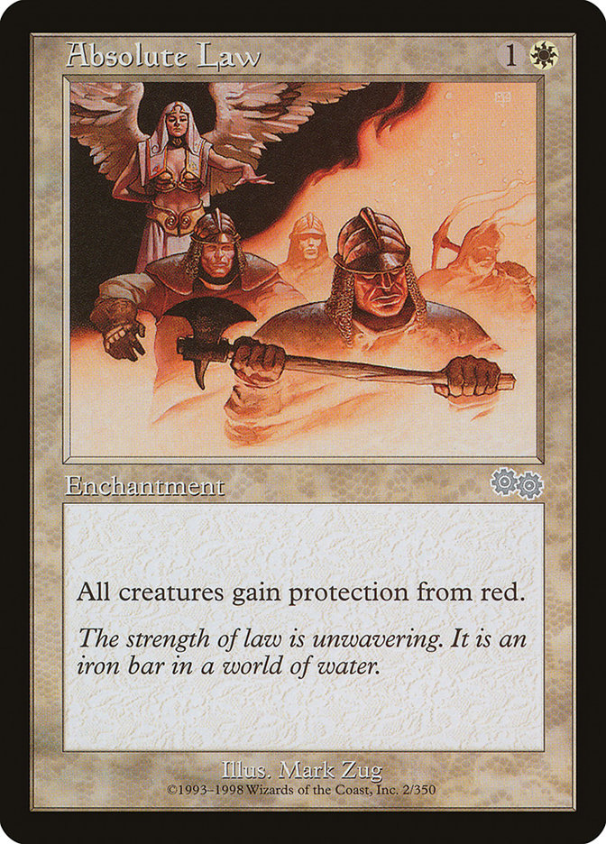 Absolute Law [Urza's Saga] - Magic: The Gathering - Card Brawlers | Quebec | Canada |