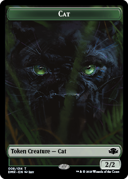 Elephant // Cat (008) Double-Sided Token [Dominaria Remastered Tokens] - Magic: The Gathering - Card Brawlers | Quebec | Canada |