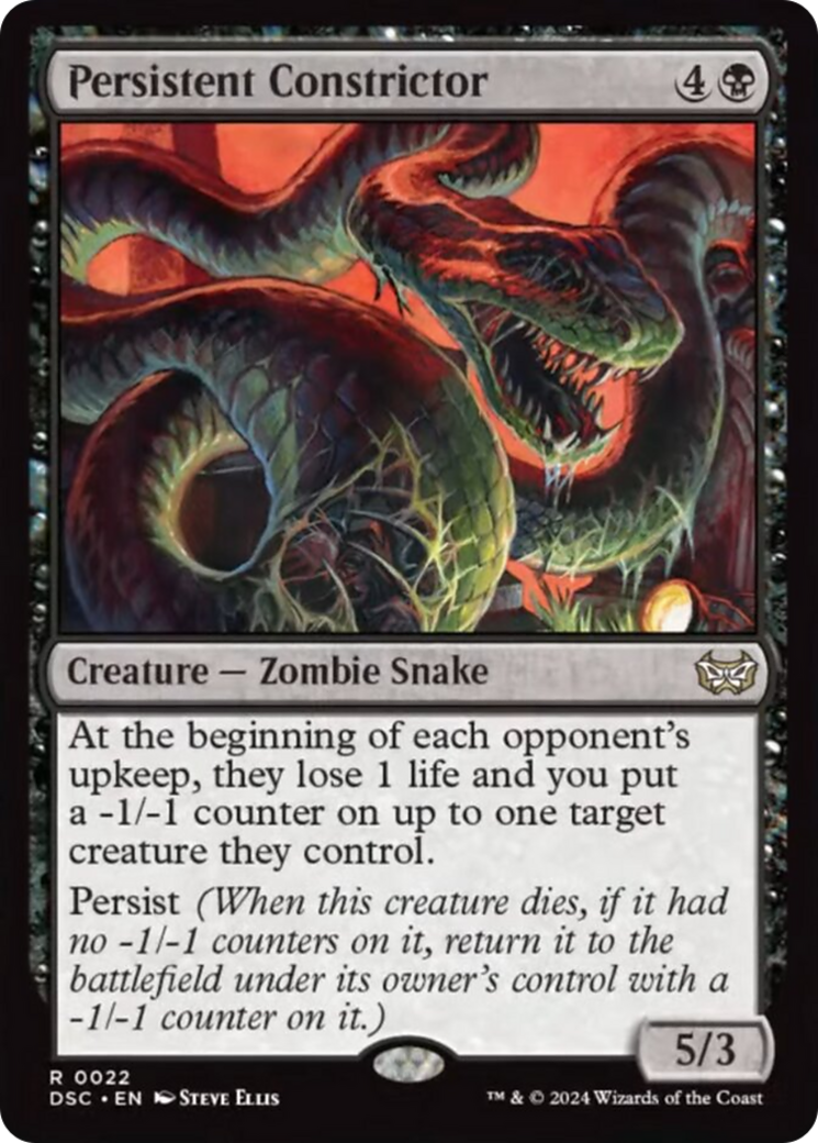 Persistent Constrictor [Duskmourn: House of Horror Commander] - Magic: The Gathering - Card Brawlers | Quebec | Canada |