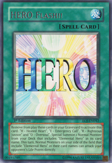 HERO Flash!! [EOJ-EN042] Rare - Yu-Gi-Oh! - Card Brawlers | Quebec | Canada |
