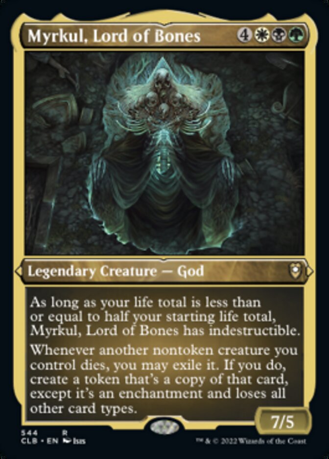 Myrkul, Lord of Bones (Foil Etched) [Commander Legends: Battle for Baldur's Gate] - Magic: The Gathering - Card Brawlers | Quebec | Canada |