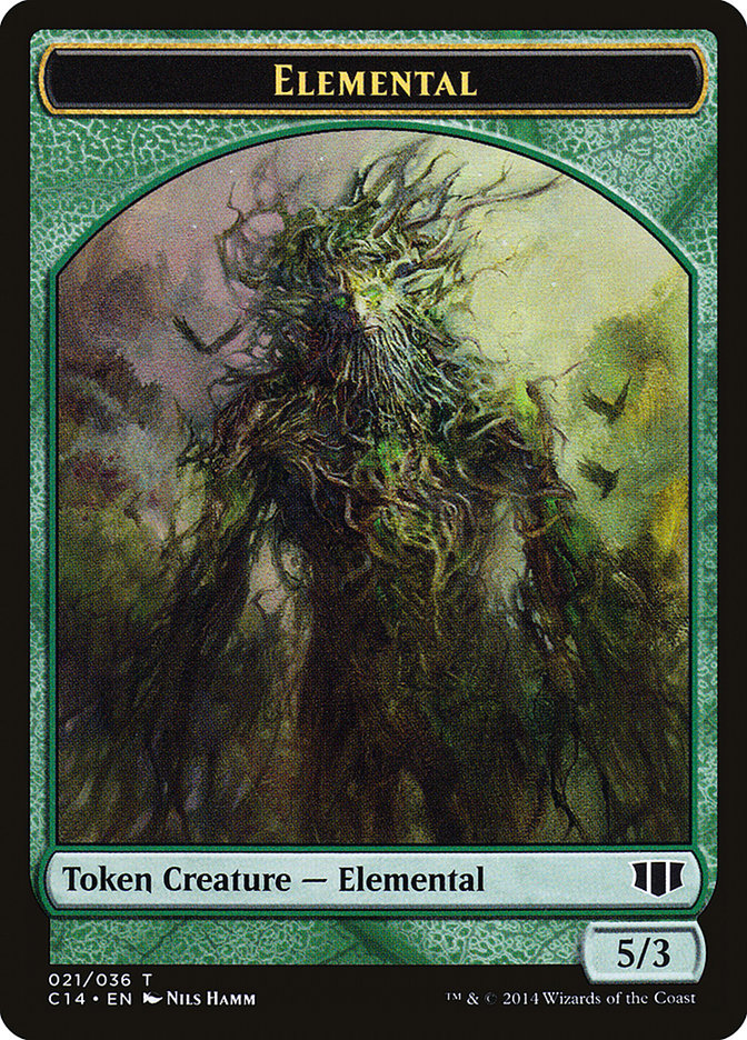 Elemental // Beast (019/036) Double-Sided Token [Commander 2014 Tokens] - Magic: The Gathering - Card Brawlers | Quebec | Canada |