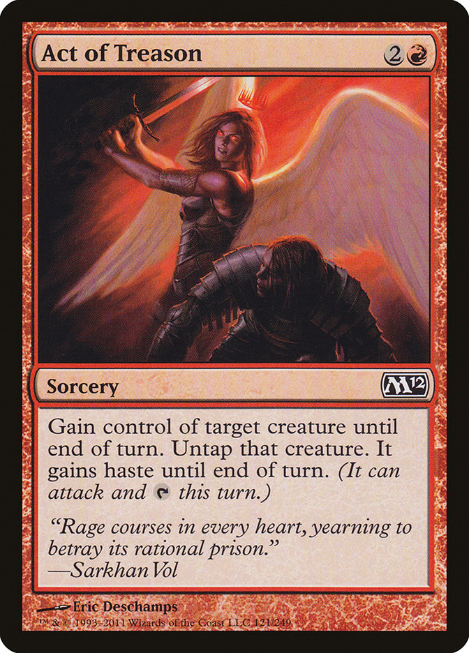 Act of Treason [Magic 2012] - Magic: The Gathering - Card Brawlers | Quebec | Canada |