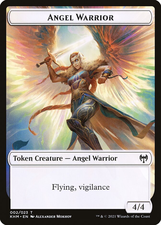 Treasure // Angel Warrior Double-Sided Token [Kaldheim Tokens] - Magic: The Gathering - Card Brawlers | Quebec | Canada |