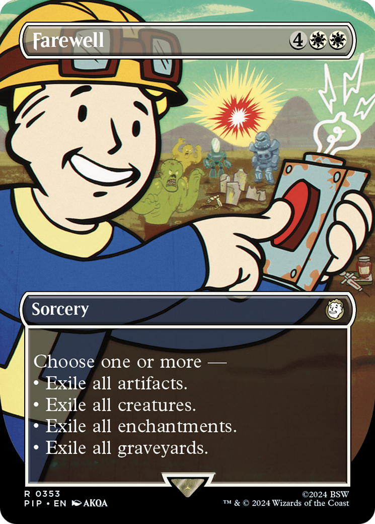 Farewell (Borderless) [Fallout] - Magic: The Gathering - Card Brawlers | Quebec | Canada |