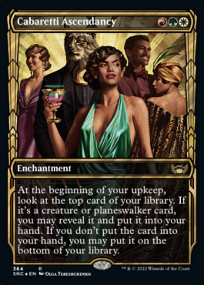Cabaretti Ascendancy (Showcase Golden Age Gilded Foil) [Streets of New Capenna] - Magic: The Gathering - Card Brawlers | Quebec | Canada |