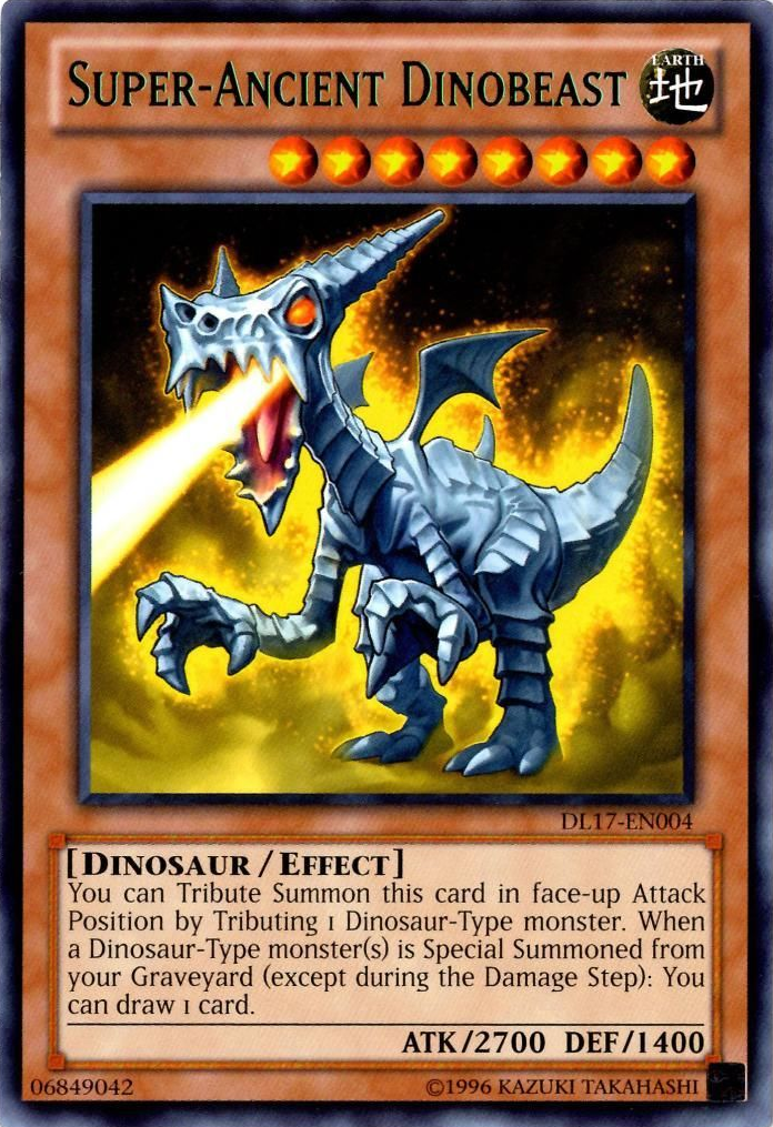 Super-Ancient Dinobeast (Green) [DL17-EN004] Rare - Yu-Gi-Oh! - Card Brawlers | Quebec | Canada |
