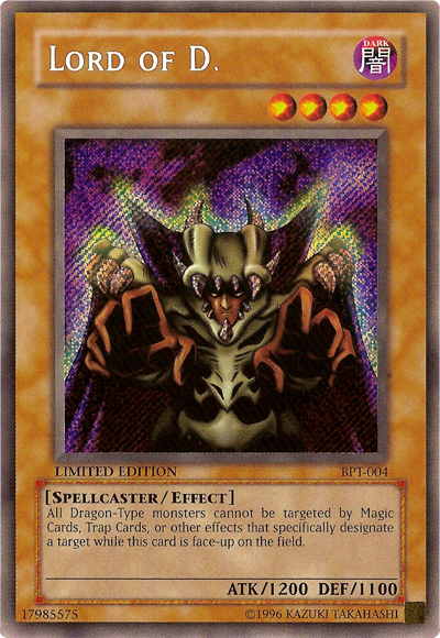 Lord of D. [BPT-004] Secret Rare - Yu-Gi-Oh! - Card Brawlers | Quebec | Canada |