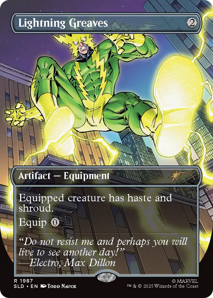 Lightning Greaves (1987) (Rainbow Foil) [Secret Lair Drop Series] - Magic: The Gathering - Card Brawlers | Quebec | Canada |