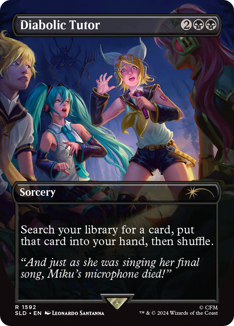 Diabolic Tutor (1592) [Secret Lair Drop Series] - Magic: The Gathering - Card Brawlers | Quebec | Canada |