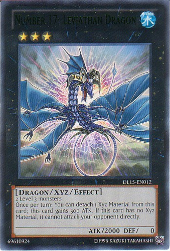 Number 17: Leviathan Dragon (Green) [DL15-EN012] Rare - Yu-Gi-Oh! - Card Brawlers | Quebec | Canada |