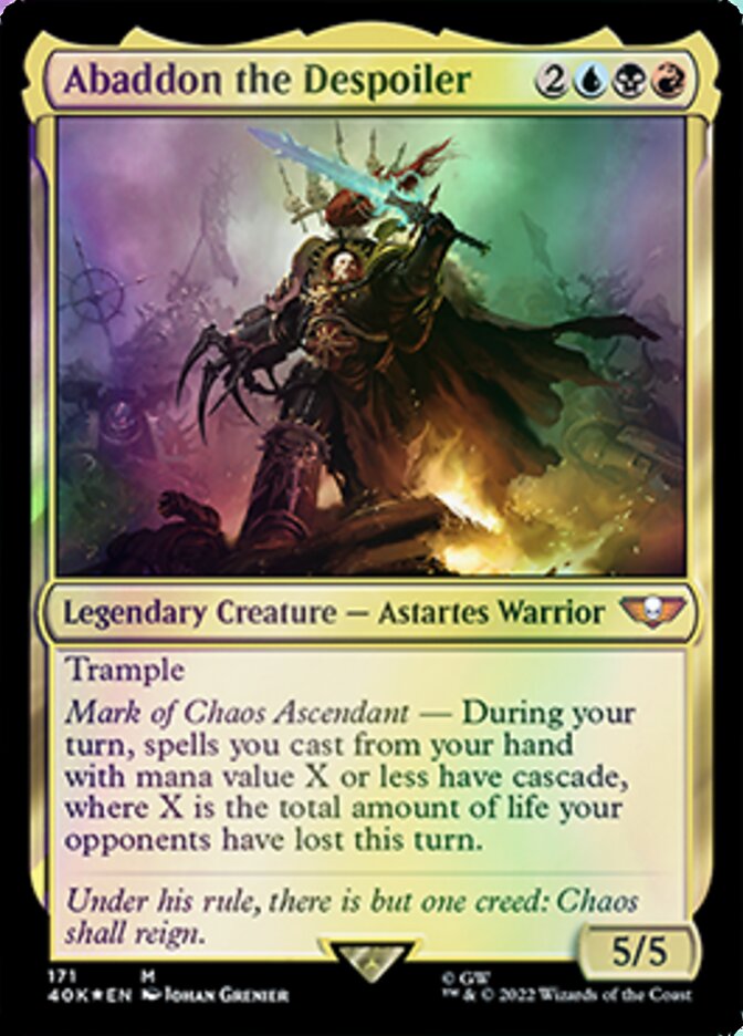 Abaddon the Despoiler (171) [Warhammer 40,000] - Magic: The Gathering - Card Brawlers | Quebec | Canada |