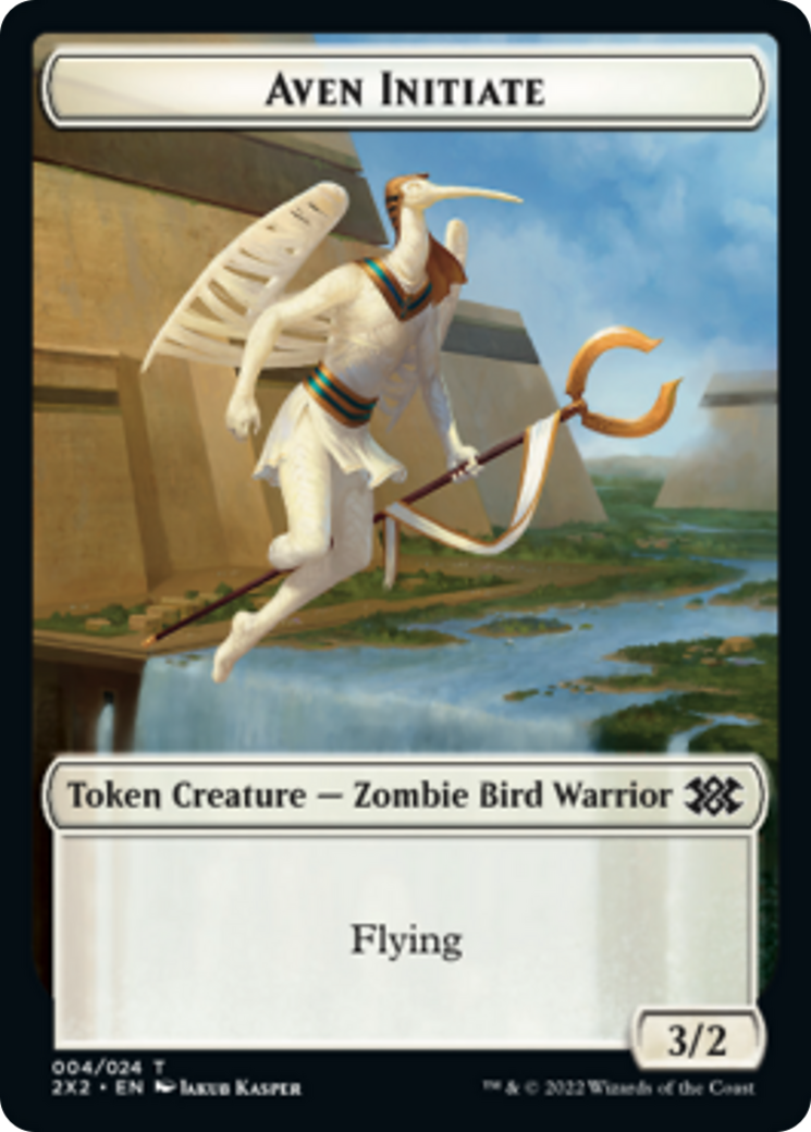 Spider // Aven Initiate Double-Sided Token [Double Masters 2022 Tokens] - Magic: The Gathering - Card Brawlers | Quebec | Canada |