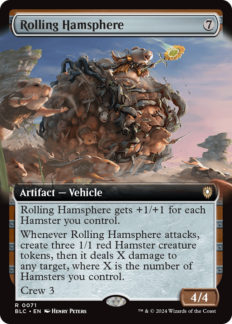 Rolling Hamsphere (Extended Art) [Bloomburrow Commander] - Magic: The Gathering - Card Brawlers | Quebec | Canada |