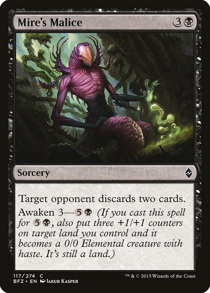 Mire's Malice [Battle for Zendikar] - Magic: The Gathering - Card Brawlers | Quebec | Canada |