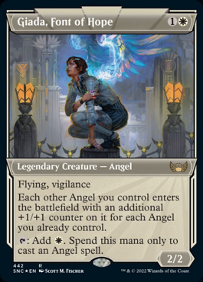 Giada, Font of Hope (Showcase Art Deco Foil Etched) [Streets of New Capenna] - Magic: The Gathering - Card Brawlers | Quebec | Canada |