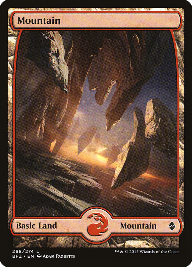 Mountain (268) (Full Art) [Battle for Zendikar] - Magic: The Gathering - Card Brawlers | Quebec | Canada |