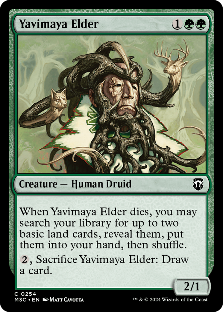 Yavimaya Elder (Ripple Foil) [Modern Horizons 3 Commander] - Magic: The Gathering - Card Brawlers | Quebec | Canada |