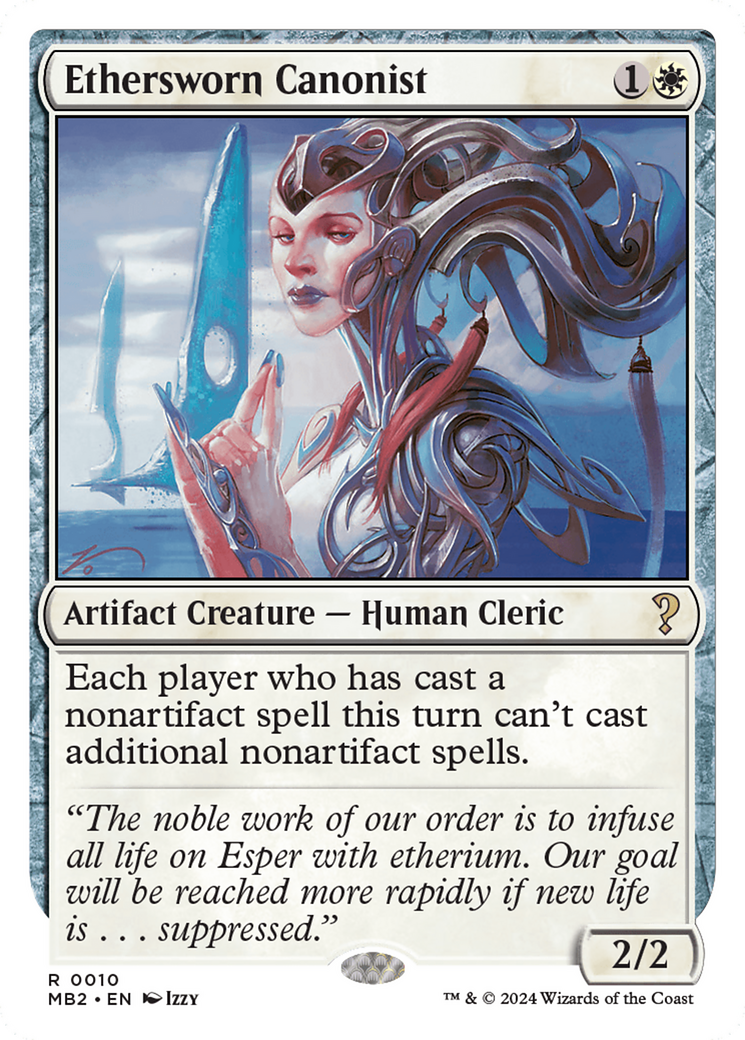 Ethersworn Canonist (White Border) [Mystery Booster 2] - Magic: The Gathering - Card Brawlers | Quebec | Canada |